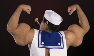 现实版大力水手 现实版大力水手