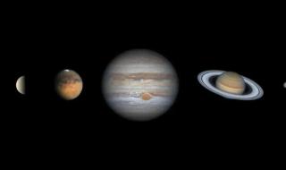 五星连珠意象 金木水火土五星连珠